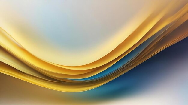 Abstract smooth blur yellow and blue color gradient background for website banner and paper card