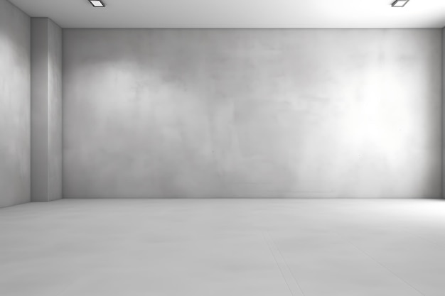 Abstract smooth empty grey studio well use as background