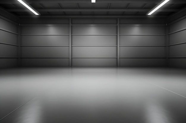 Photo abstract smooth empty grey studio well use as background