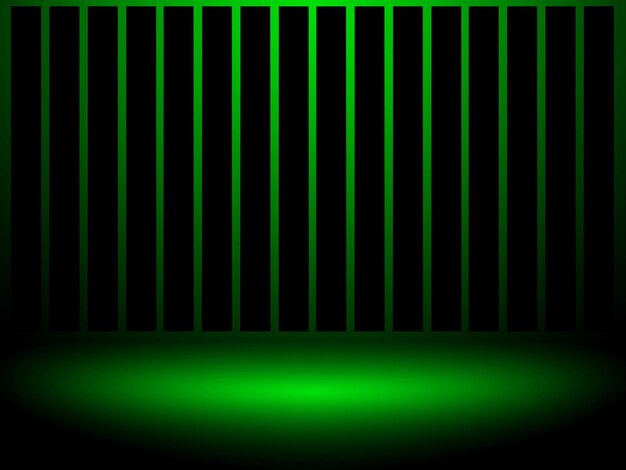 Abstract smooth green studio room background used for product display banner template