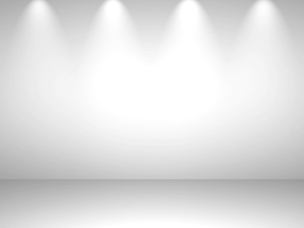 Abstract smooth light white studio room background used for product display banner template