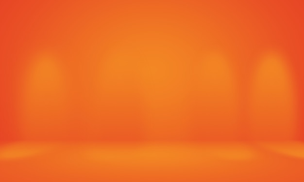 Photo abstract smooth orange background layout design,studio,room, web template