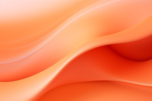 Abstract smooth orange background layout design