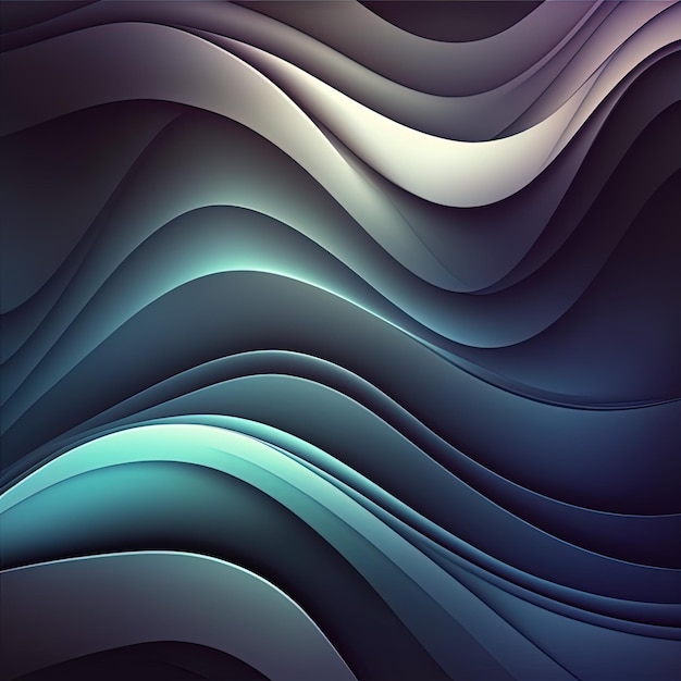 抽象的な滑らかな波の背景