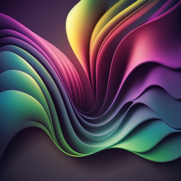 Abstract smooth wave background