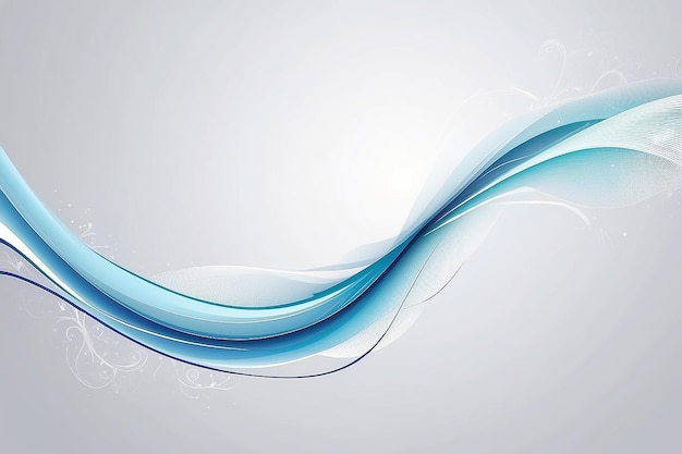 Abstract smooth wave line background stock illustration