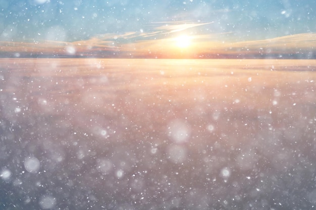 abstract snow background sky snowflakes gradient