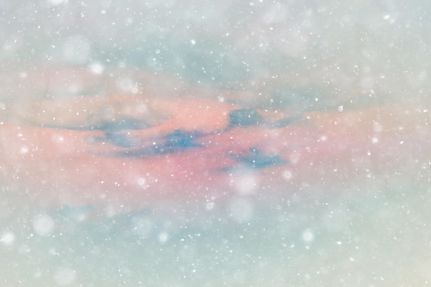 abstract snow background sky snowflakes gradient