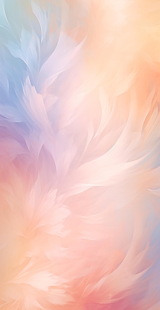 Abstract Soft Feather Illustration