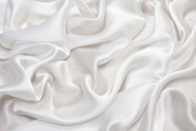 Abstract and soft white fabric