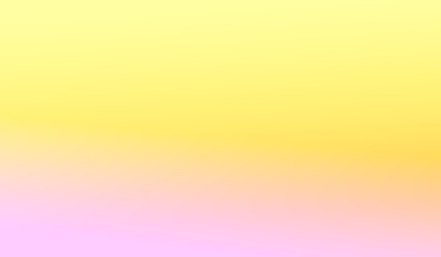 Abstract solid of shining pink yellow gradient studio wall room background