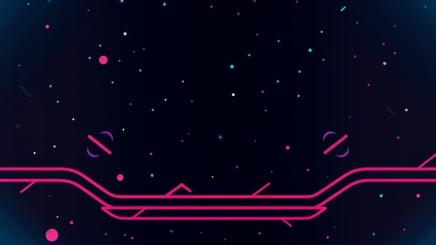 Abstract space background vector in the style of dark cyan and pink HD background