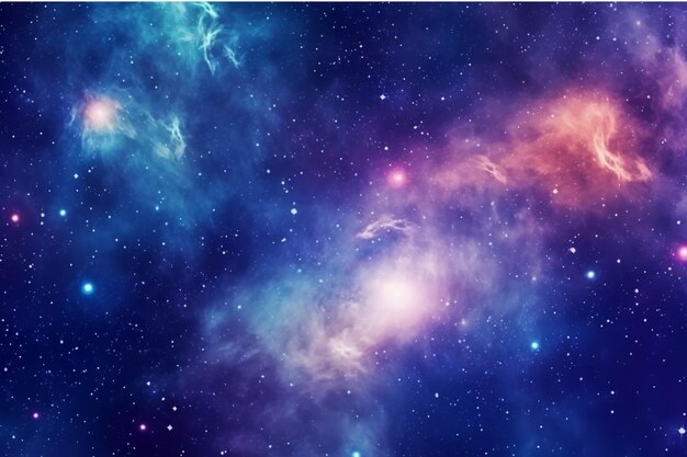 Abstract space background with stardust and stars Deep space Universe