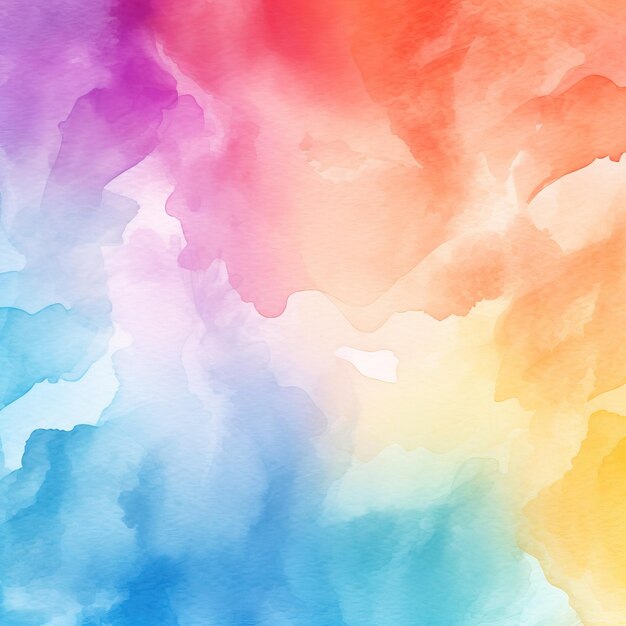 Abstract Space handpainted watercolor background Colorful template