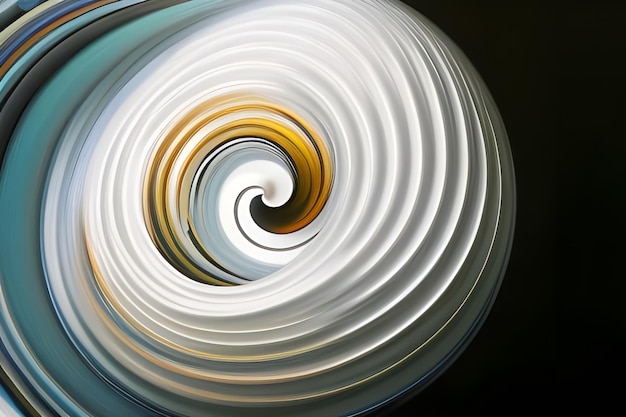 Photo abstract spacelike helix illustration