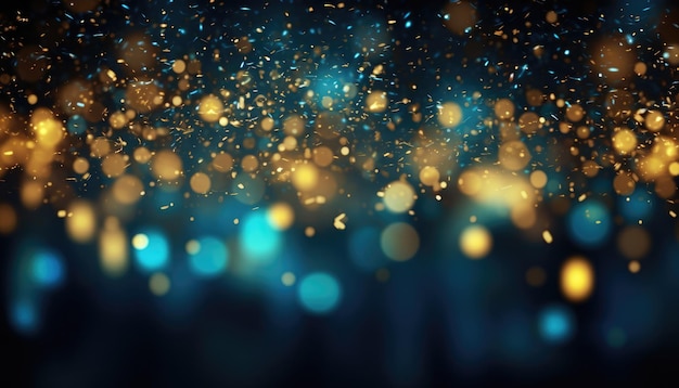 Abstract Sparkles Bokeh Wallpaper Background