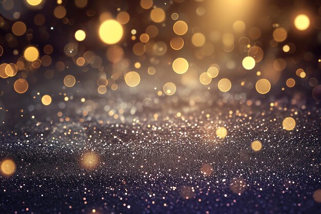 abstract sparkling lights bokeh background