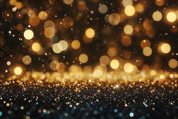 abstract sparkling lights bokeh background