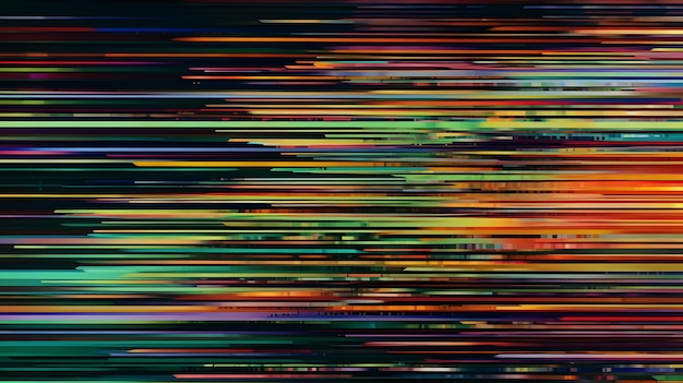 Abstract speed motion blur striped glitchy distorted background and wallpaper neural network generated image