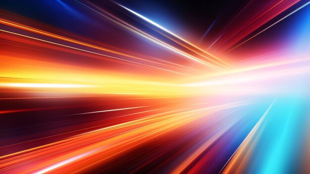 abstract speed motion on the road digital fractal art image