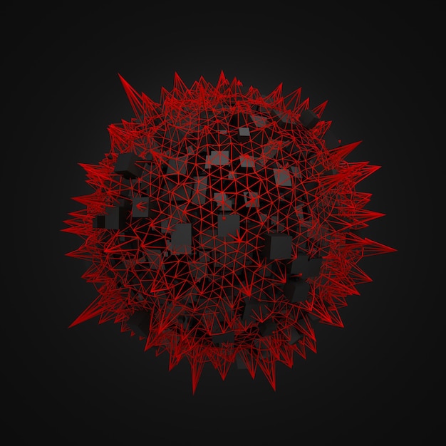 Abstract Sphere with Chaotic Structure