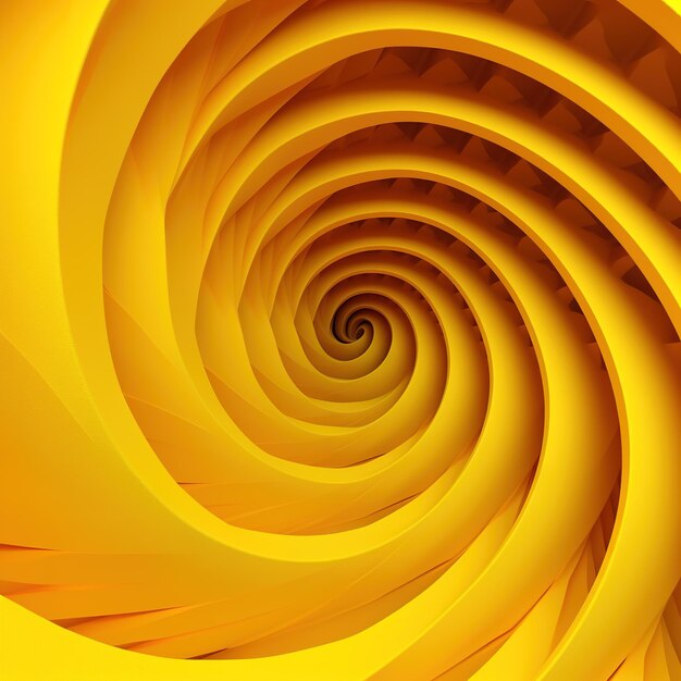 Abstract spiral art