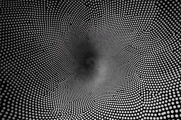 Photo abstract spiral dots halftone background design