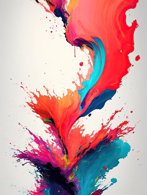 abstract splash paint background