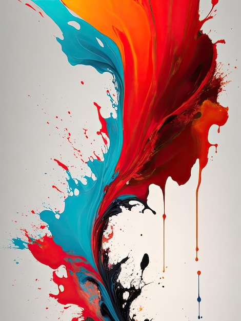 abstract splash paint background