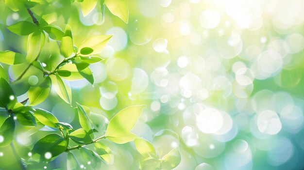 abstract spring background or summer background with fresh generative ai