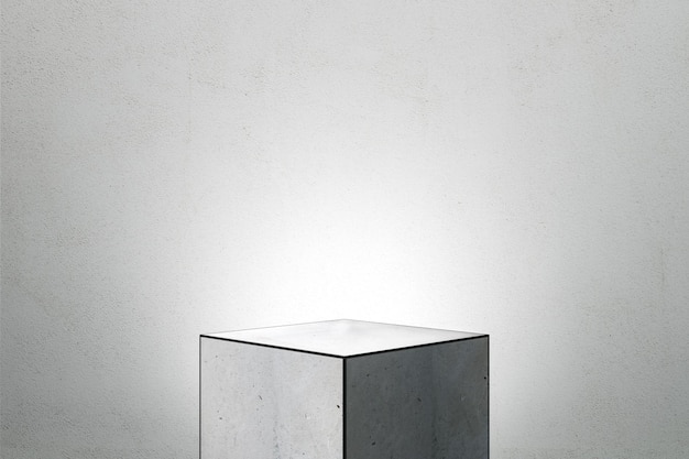 abstract square pedestal