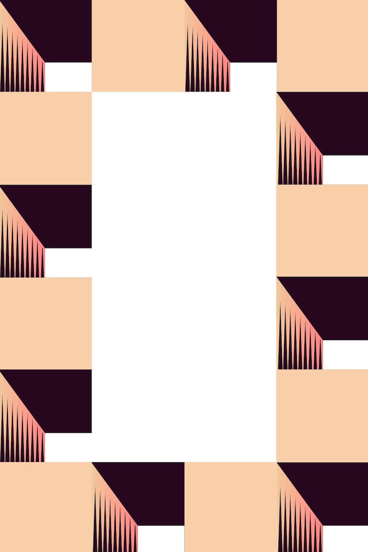 Photo abstract square png frame 3d geometric design on transparent background