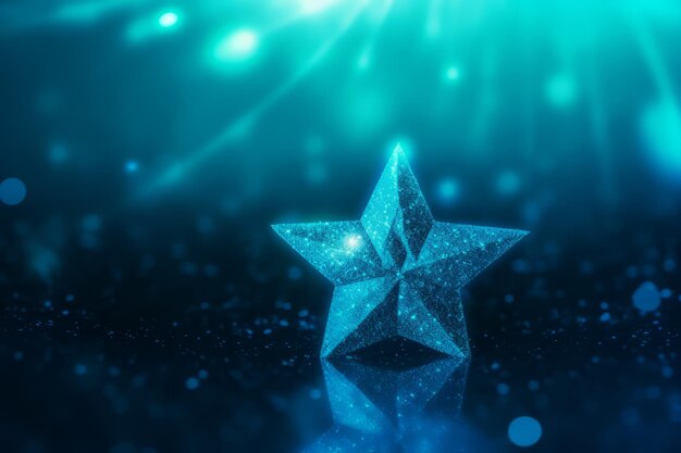 Photo abstract star background with empty space for text