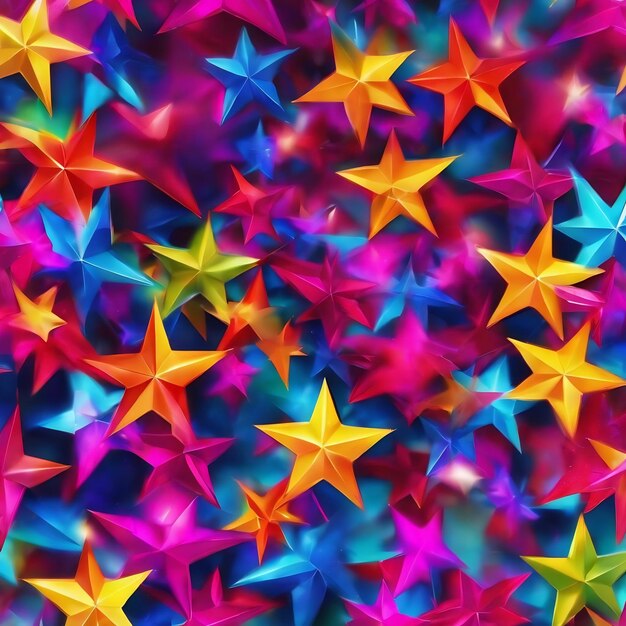 Photo abstract star blast background