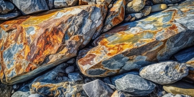 Abstract stone texture background Created Generative Ai