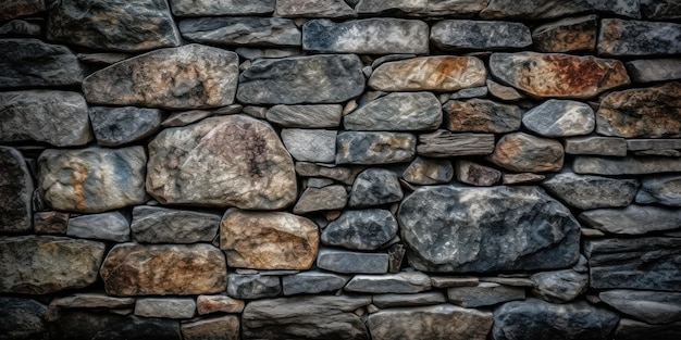 Abstract stone wall texture background Created Generative Ai