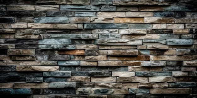 Abstract stone wall texture background Created Generative Ai