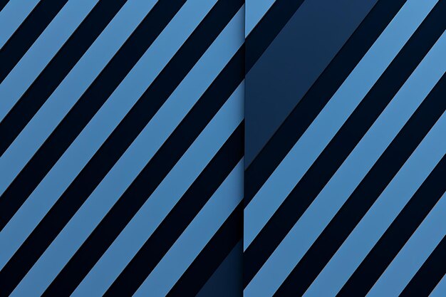 Abstract striped diagonal lines blue background