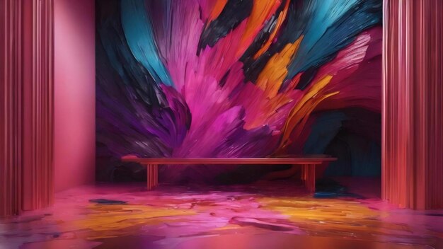 Abstract studio background 3d render