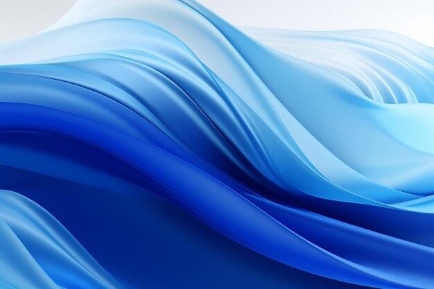 Abstract stylish blue wave modern background