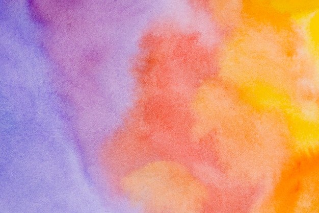 Abstract sunset paint brushes watercolour background