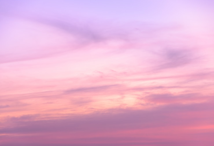 Photo 抽象的な夕焼け空の背景