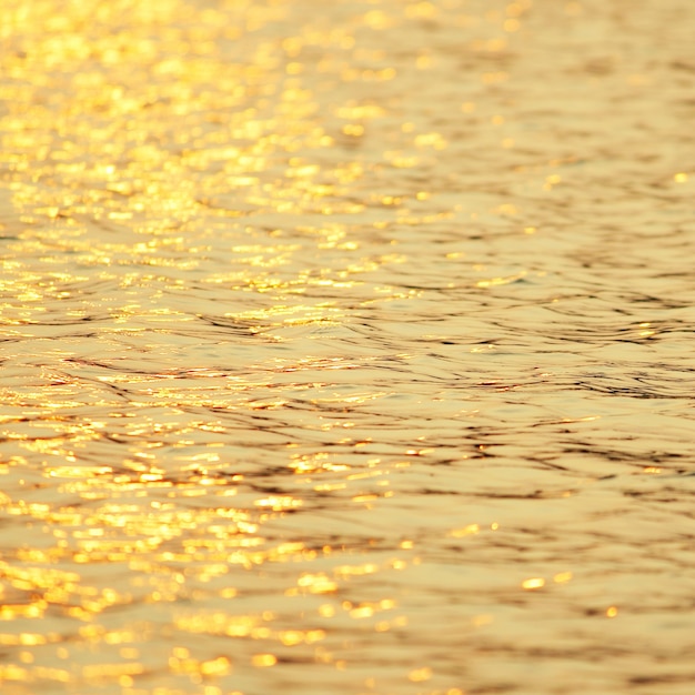 abstract sunset in water reflection