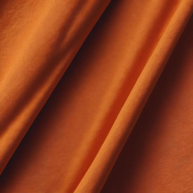 Abstract surface and texuture of orange cotton fabric textures