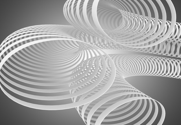 Photo abstract swirl background. 3d illustration