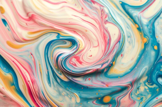 Photo an abstract swirl of pastel colors resembling marble ai generated