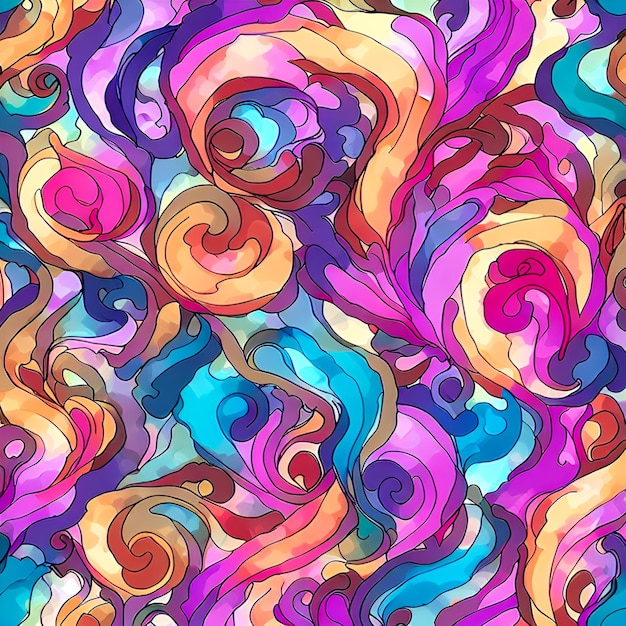 Abstract swirl pattern