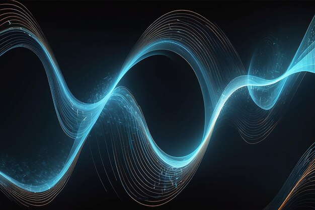 Abstract Tech Waveforms