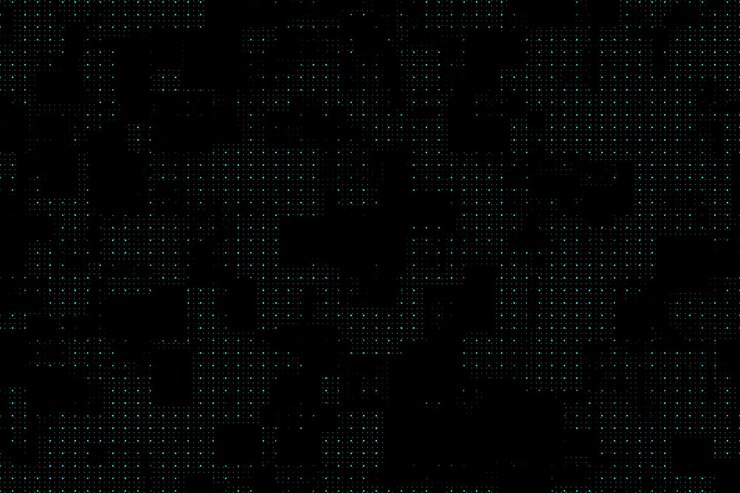 Photo abstract technological backdrop with satellite image effect at night