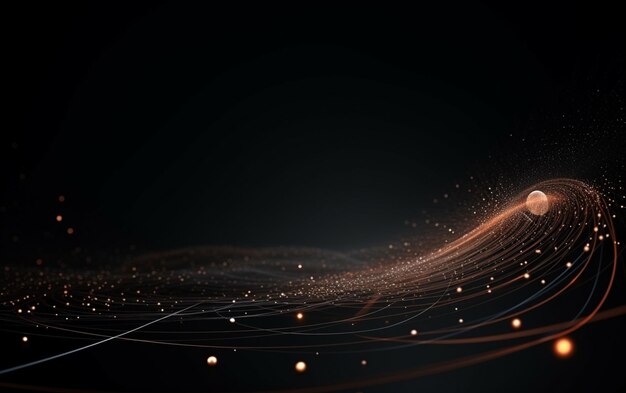 abstract technology Background abstract technology particle